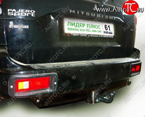 9 249 р. Фаркоп Лидер Плюс (съемный шар тип F, с нержавеющей пластиной)  Mitsubishi Pajero Sport  PA (1996-2008) дорестайлинг, рестайлинг (Без электропакета)  с доставкой в г. Воронеж