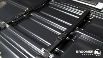 22 749 р. Багажный бокс Broomer Venture (420 л/189x89x40 см) на крышу Lifan 630 (2013-2014) (Покрытие: шагрень, Цвет: чёрный)  с доставкой в г. Воронеж. Увеличить фотографию 8
