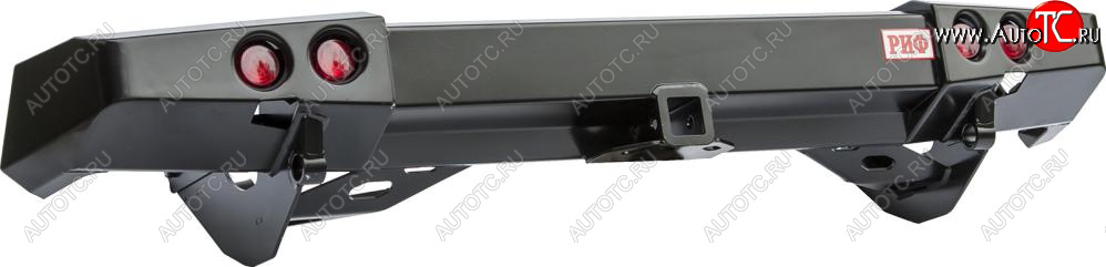 49 999 р. Бампер задний силовой РИФ  Mitsubishi Pajero Sport  PB (2008-2013) дорестайлинг (С квадратом под фаркоп и фонарями)  с доставкой в г. Воронеж