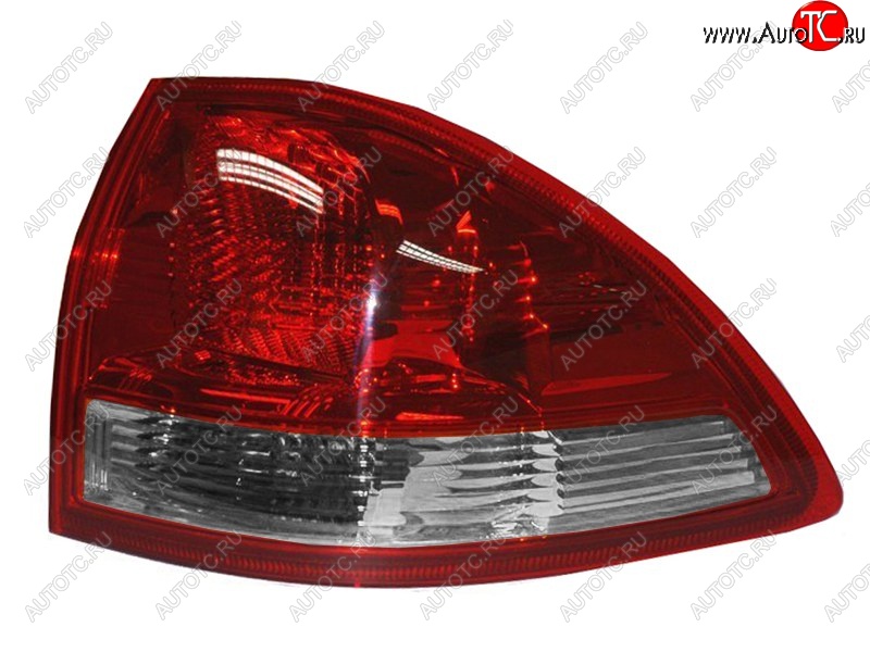 5 499 р. Правый фонарь (внешний/красно-белый) SAT Mitsubishi Pajero Sport PB дорестайлинг (2008-2013)  с доставкой в г. Воронеж
