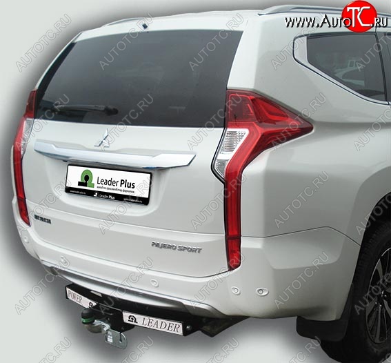 10 949 р. Фаркоп Лидер Плюс (съемный шар тип F, с нержавеющей пластиной)  Mitsubishi Pajero Sport ( PB,  QE) (2008-2021) дорестайлинг (Без электропакета)  с доставкой в г. Воронеж