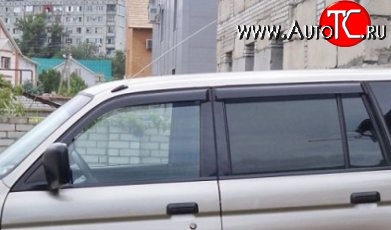999 р. Комплект дефлекторов окон (ветровиков) 4 шт. Russtal Mitsubishi Pajero Sport PA дорестайлинг (1996-2004)  с доставкой в г. Воронеж