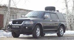 1 899 р. Защитная сетка решетки переднего бампера РА  Mitsubishi Pajero Sport  PA (1996-2004) дорестайлинг  с доставкой в г. Воронеж. Увеличить фотографию 3