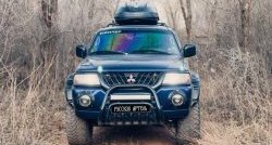 2 329 р. Подиумы противотуманных фар RA Mitsubishi Pajero Sport PA дорестайлинг (1996-2004)  с доставкой в г. Воронеж. Увеличить фотографию 2
