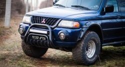 2 329 р. Подиумы противотуманных фар RA Mitsubishi Pajero Sport PA дорестайлинг (1996-2004)  с доставкой в г. Воронеж. Увеличить фотографию 3
