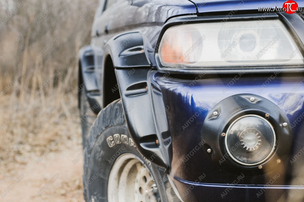 2 329 р. Подиумы противотуманных фар RA Mitsubishi Pajero Sport PA дорестайлинг (1996-2004)  с доставкой в г. Воронеж