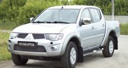 2 499 р. Защитная сетка решетки переднего бампера РА  Mitsubishi Pajero Sport  PB (2008-2013) дорестайлинг  с доставкой в г. Воронеж. Увеличить фотографию 3