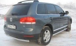 7 849 р. Защита заднего бампера Volkswagen Touareg GP дорестайлинг (2002-2007)  с доставкой в г. Воронеж. Увеличить фотографию 2