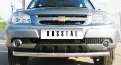 14 949 р. Одинарная защита переднего бампера Bertone диаметром 76 мм  Chevrolet Niva  2123 (2009-2020), Лада 2123 (Нива Шевроле) (2009-2021)  с доставкой в г. Воронеж. Увеличить фотографию 2