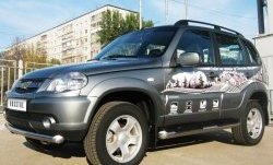 14 949 р. Одинарная защита переднего бампера Bertone диаметром 76 мм  Chevrolet Niva  2123 (2009-2020), Лада 2123 (Нива Шевроле) (2009-2021)  с доставкой в г. Воронеж. Увеличить фотографию 3