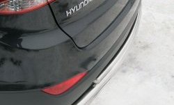 17 949 р. Защита заднего бампера (Ø76 и 42 мм, нержавейка) SLITKOFF  Hyundai IX35  LM (2009-2018) дорестайлинг, рестайлинг  с доставкой в г. Воронеж. Увеличить фотографию 3