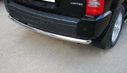 12 349 р. Защита заднего бампера (Ø76 мм, нержавейка) Russtal Jeep Liberty KJ дорестайлинг (2001-2004)  с доставкой в г. Воронеж. Увеличить фотографию 2