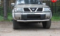 15 249 р. Одинарная защита переднего бампера SLITKOFF диаметром 70 мм Nissan Patrol 5 Y61 дорестайлинг (1997-2001)  с доставкой в г. Воронеж. Увеличить фотографию 3