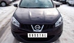 15 249 р. Одинарная защита переднего бампера SLITKOFF диаметром 63 мм Nissan Qashqai 1 J10 рестайлинг (2010-2013)  с доставкой в г. Воронеж. Увеличить фотографию 2
