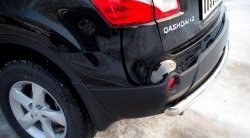 15 249 р. Защита заднего бампера (Ø63 мм, нержавейка) SLITKOFF Nissan Qashqai +2 1 J10 дорестайлинг (2008-2010)  с доставкой в г. Воронеж. Увеличить фотографию 2