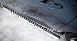 16 649 р. Защита порогов Russtal из овальной трубы с проступью Peugeot 3008 рестайлинг (2013-2017)  с доставкой в г. Воронеж. Увеличить фотографию 4