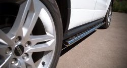 16 649 р. Защита порогов Russtal из овальной трубы с проступью (Dynamic) Land Rover Range Rover Evoque 1 L538 дорестайлинг 5 дв. (2011-2015)  с доставкой в г. Воронеж. Увеличить фотографию 3