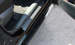 83 999 р. Защита порогов Russtal с пластиковыми вставками для ног Toyota RAV4 XA30 5 дв. 2-ой рестайлинг (2010-2013) (Защита порогов с со скосами на торцах (вариант 1))  с доставкой в г. Воронеж. Увеличить фотографию 2