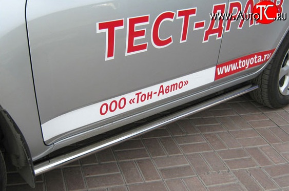 20 499 р. Защита порогов Russtal из овальной трубы Toyota RAV4 XA30 5 дв. 2-ой рестайлинг (2010-2013)  с доставкой в г. Воронеж