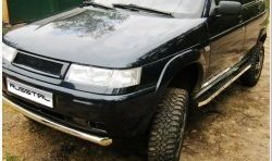 17 799 р. Широкая защита порогов Russtal из металлического листа Лада тарзан 3 (2001-2005) (Неокрашенные)  с доставкой в г. Воронеж. Увеличить фотографию 3