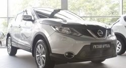 2 489 р. Защитная сетка решетки переднего бампера РА Nissan Qashqai 2 J11 рестайлинг (2017-2022)  с доставкой в г. Воронеж. Увеличить фотографию 3
