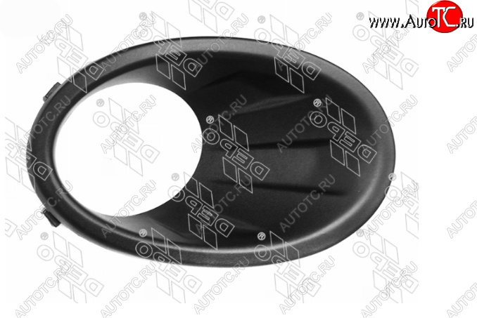 579 р. Правая оправа противотуманной фары DEPO Nissan Qashqai +2 1 J10 рестайлинг (2010-2014)  с доставкой в г. Воронеж