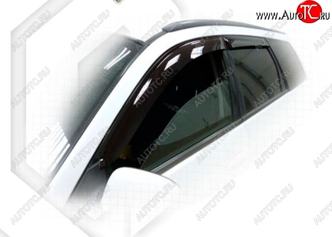 1 899 р. Дефлектора окон CA-Plastic  Nissan Wingroad  2 Y11 (2001-2005) рестайлинг универсал (Classic полупрозрачный, Без хром.молдинга)  с доставкой в г. Воронеж