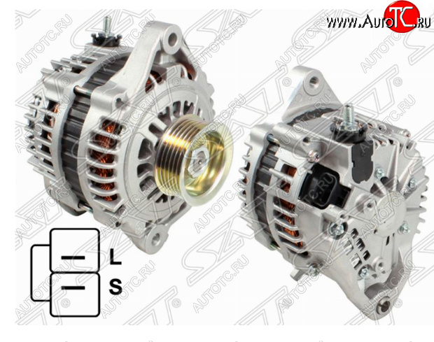 9 599 р. Генератор SAT (12V/80A) Nissan Avenir (1999-2005)  с доставкой в г. Воронеж