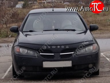 999 р. Дефлектор капота Russtal Nissan Almera N16 седан дорестайлинг (2000-2003)  с доставкой в г. Воронеж