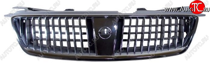 2 299 р. Решётка радиатора (до рестайлинг) SAT Nissan Bluebird Sylphy седан G10 дорестайлинг (2000-2003) (Неокрашенная)  с доставкой в г. Воронеж