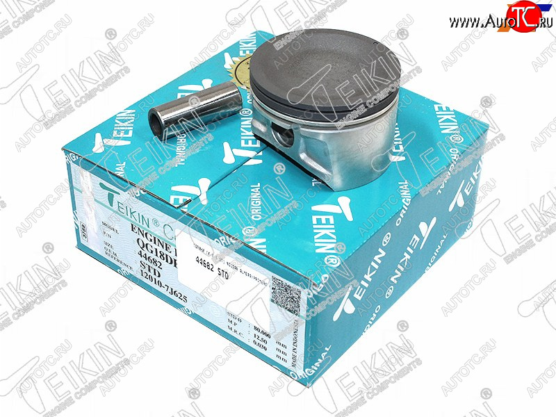 6 649 р. Комплект поршней с пальцами TEIKIN (Ø80 мм, 1,8 QG18DE) Nissan Primera 2 универсал P11 рестайлинг (1999-2003)  с доставкой в г. Воронеж