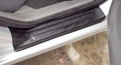 1 999 р. Накладки на порожки автомобиля RA Nissan Almera N16 седан дорестайлинг (2000-2003) (Комплект (4 шт.))  с доставкой в г. Воронеж. Увеличить фотографию 3