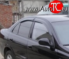 2 899 р. Дефлекторы окон (ветровики) Novline 4 шт.  Nissan Almera  G15 (2012-2019) седан  с доставкой в г. Воронеж