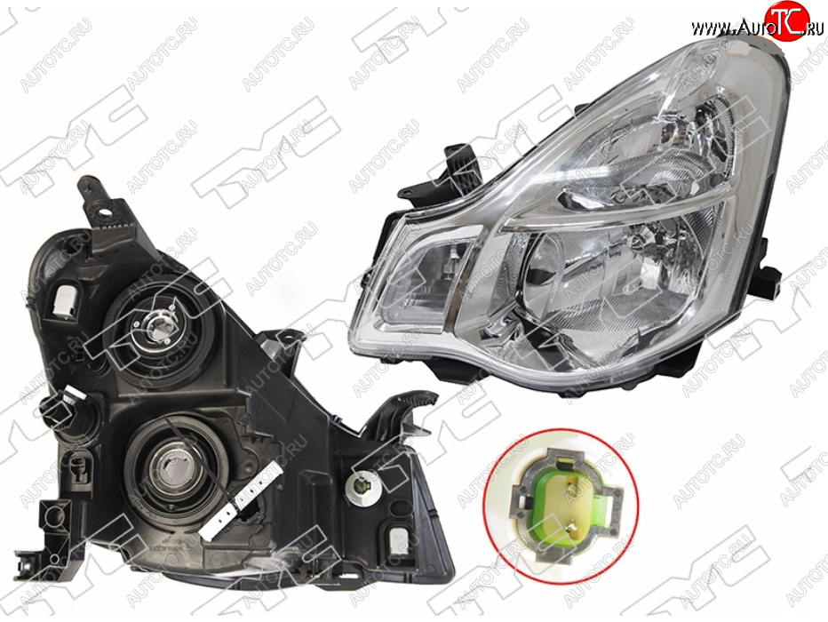 10 249 р. Левая фара (под электрокорректор) TYC  Nissan Almera  G15 (2012-2019) седан  с доставкой в г. Воронеж