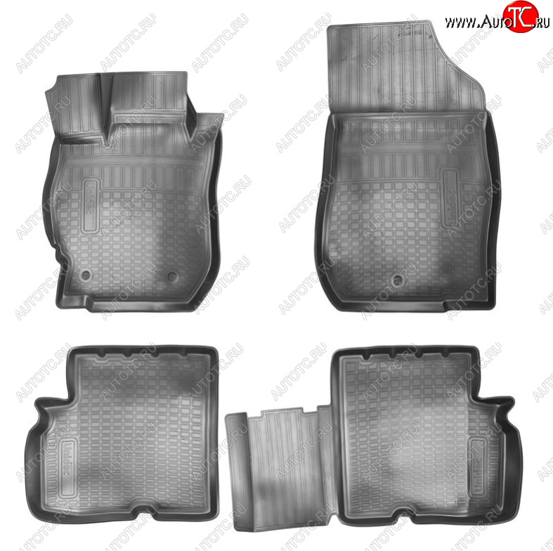 2 569 р. Комплект ковриков в салон Norplast 3D  Nissan Almera  G15 (2012-2019) седан (Цвет: черный)  с доставкой в г. Воронеж