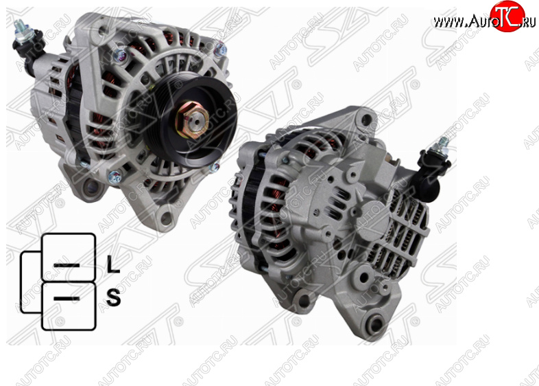 7 699 р. Генератор SAT (12V/80A) Nissan Primera седан P11 дорестайлинг (1995-2000)  с доставкой в г. Воронеж