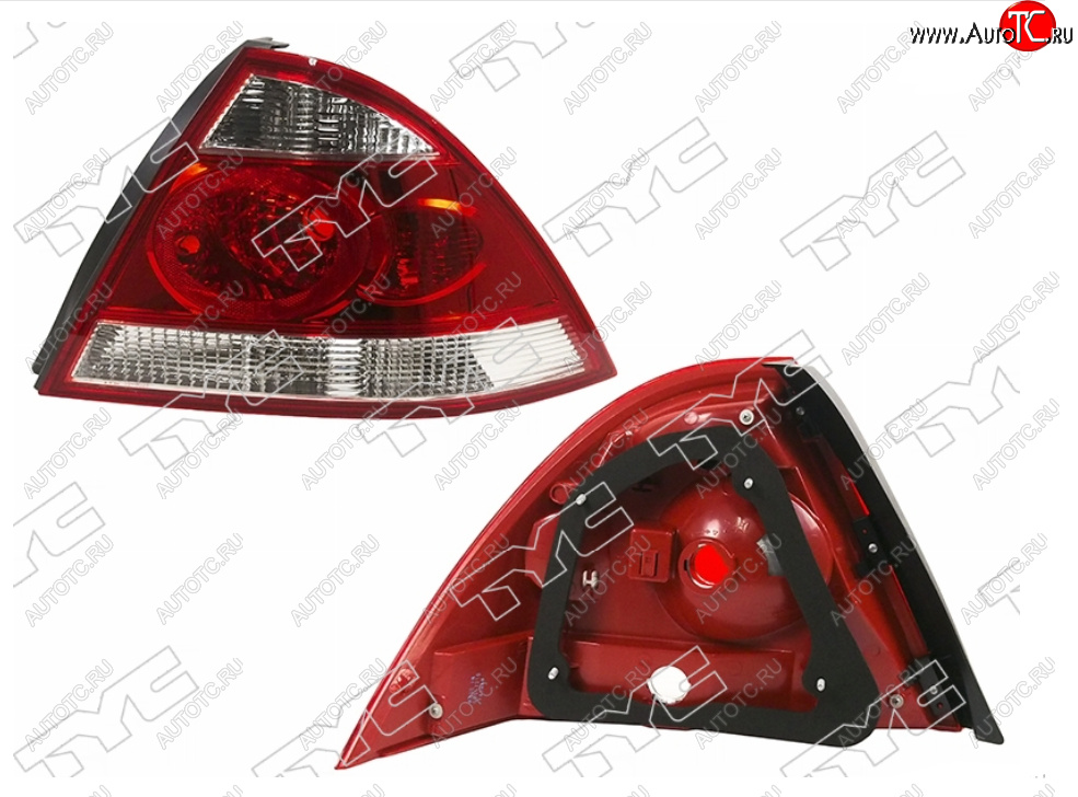 5 299 р. Правый фонарь задний (EURO) TYC Nissan Almera Classic седан B10 (2006-2013)  с доставкой в г. Воронеж