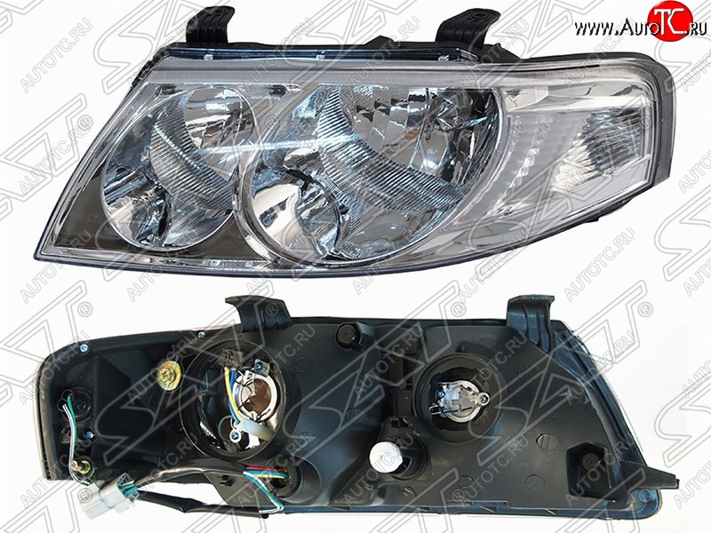 5 549 р. Левая фара передняя EURO SAT Nissan Almera Classic седан B10 (2006-2013) с доставкой в г. Воронеж Увеличить фотографию 1 5 549 р. Левая фара передняя EURO SAT Nissan Almera Classic седан B10 (2006-2013) с доставкой в г. Воронеж