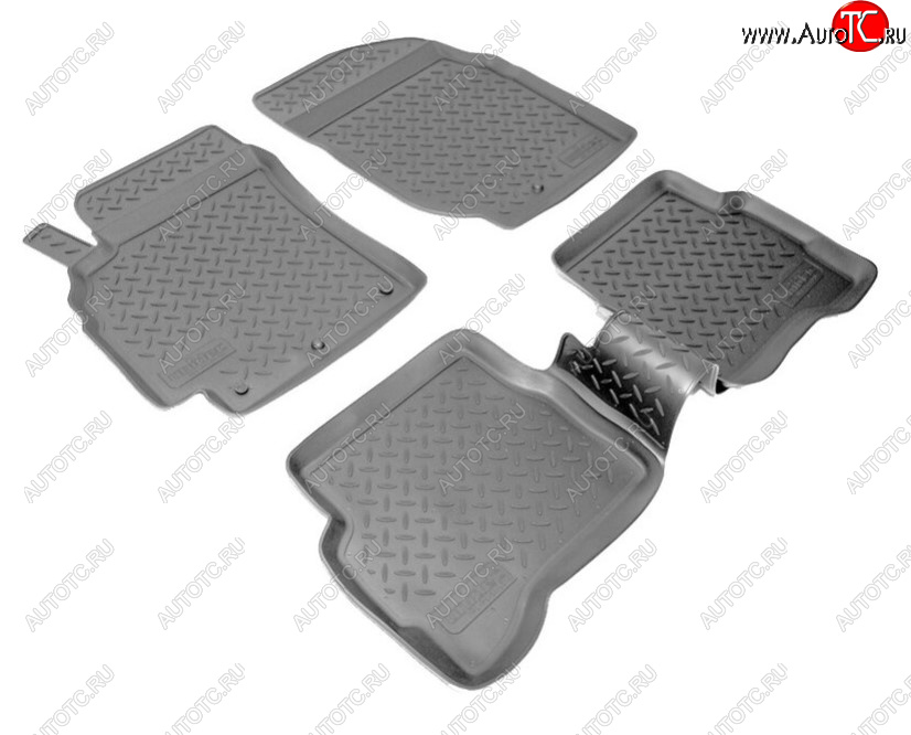 2 139 р. Комплект ковриков в салон Norplast Unidec  Nissan Almera Classic  седан (2006-2013) B10 (Цвет: черный)  с доставкой в г. Воронеж