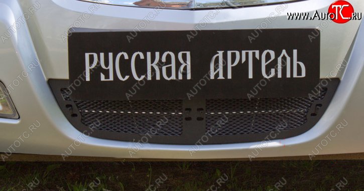 1 799 р. Защитная сетка решетки переднего бампера РА  Nissan Almera Classic  седан (2006-2013) B10  с доставкой в г. Воронеж