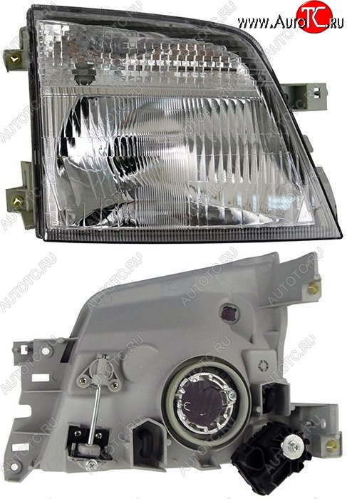 2 099 р. Правая фара SAT Nissan Caravan E25 E25 правый руль (2001-2012)  с доставкой в г. Воронеж