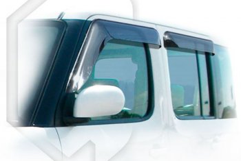 Дефлектора окон CA-Plastiс Nissan Cube  2 (2002-2008) (Classic полупрозрачный)