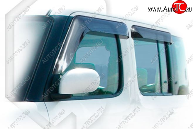 1 899 р. Дефлектора окон CA-Plastiс  Nissan Cube  2 (2002-2008) (Classic полупрозрачный)  с доставкой в г. Воронеж