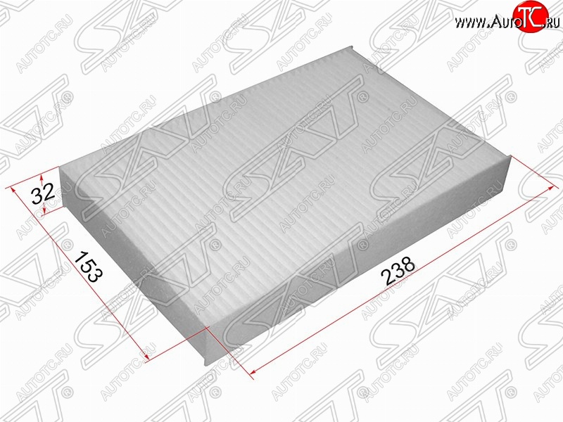 247 р. Фильтр салонный SAT (238х153х32 mm)  Nissan Juke  1 YF15 (2014-2020), Nissan Sentra  7 (2014-2017), Renault Fluence (2010-2016)  с доставкой в г. Воронеж