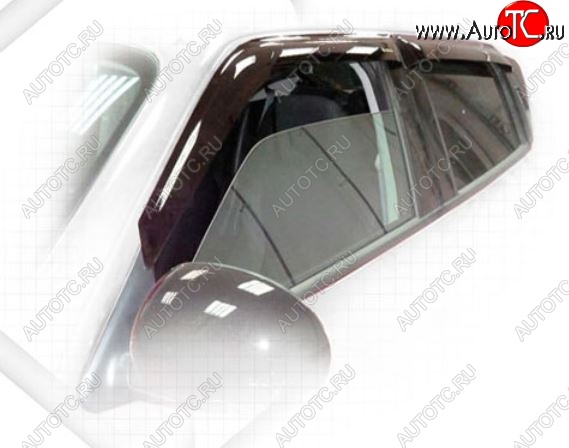 1 999 р. Дефлектора окон CA-Plastiс Nissan Juke 1 YF15 дорестайлинг (2010-2014) (Classic полупрозрачный)  с доставкой в г. Воронеж