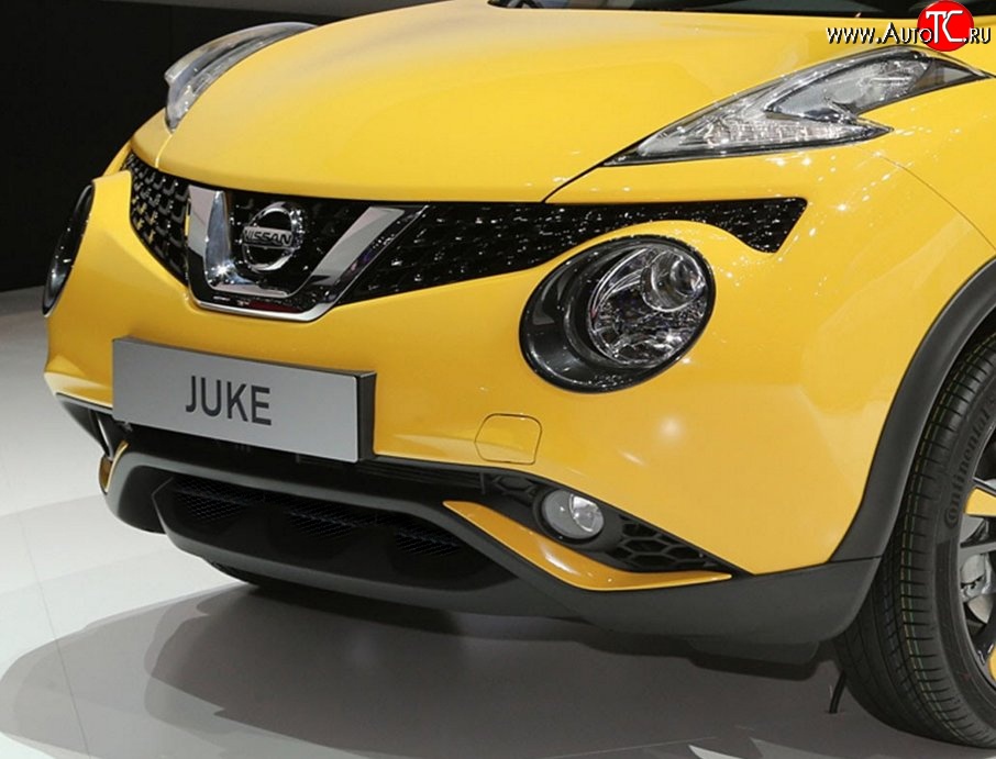 2 294 р. Сетка на бампер (рестайлинг) Novline Nissan Juke 1 YF15 дорестайлинг (2010-2014)  с доставкой в г. Воронеж