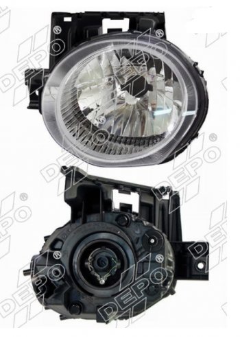10 449 р. Левая фара (под электрокорректор, Евросвет) DEPO  Nissan Juke  1 YF15 (2010-2014) дорестайлинг  с доставкой в г. Воронеж. Увеличить фотографию 1
