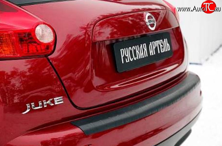 1 669 р. Накладка RA на задний бампер  Nissan Juke  1 YF15 (2010-2014) дорестайлинг  с доставкой в г. Воронеж