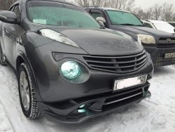 10 199 р. Решетка радиатора KENSTYLE Nissan Juke 1 YF15 дорестайлинг (2010-2014) (Неокрашенная)  с доставкой в г. Воронеж. Увеличить фотографию 2