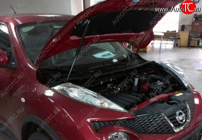 2 199 р. Газовый упор капота Berkut Nissan Juke 1 YF15 дорестайлинг (2010-2014)  с доставкой в г. Воронеж